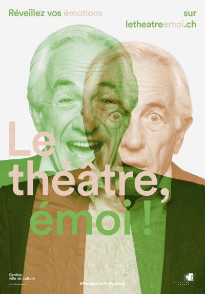 Le théâtre émoi! une campagne d'affichage à genève et les emotions ressenti en salle.